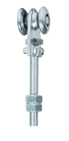 Roldana simple ECO con rodamiento de bolas para guía 40x40mm AUMON