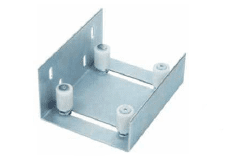 Soporte regulable superior 4 rodillos atornillable a pared