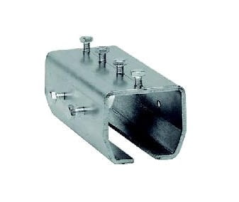 Unión guías puerta corredera pesada AUMON