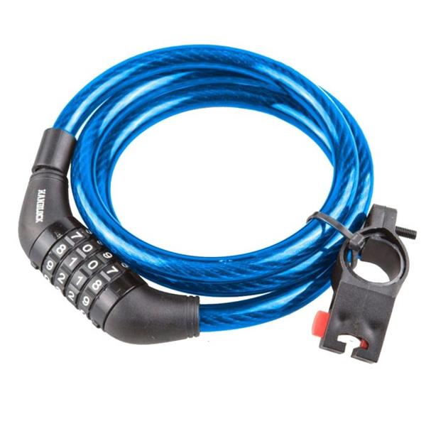 CANDADO ANTIRROBO CABLE 12MM COMBINACION 0.65M LARGO