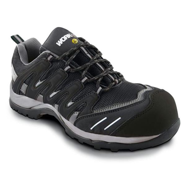 ZAPATO 43 SEGURIDAD S1P WORKFIT TRAIL NEGRO AMARILLO