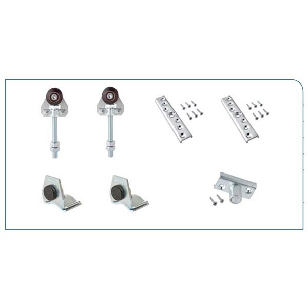 ROLDANA PUERTA CORREDERA U40 JUEGO ACCESORIOS 150KG