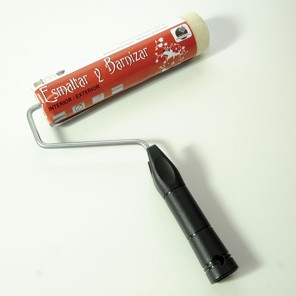 Rodillo Barnizar Y Esmaltar 22 Lana Tejido Corto