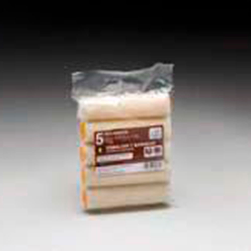 5 Recambio Mini Rodillo Esm. Y Barnizar Disolvente 11Cm