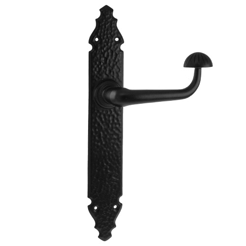 Manivelas de forja - Juego Manivelas con Placa Toledo 1020 280x44 mm Negro