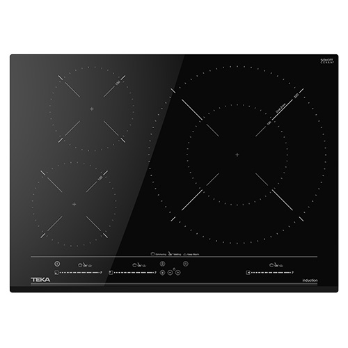 Placas de inducción - TEKA Encimera Inducción IZC 53320 MSP BK 3 Zonas Cristal Negro