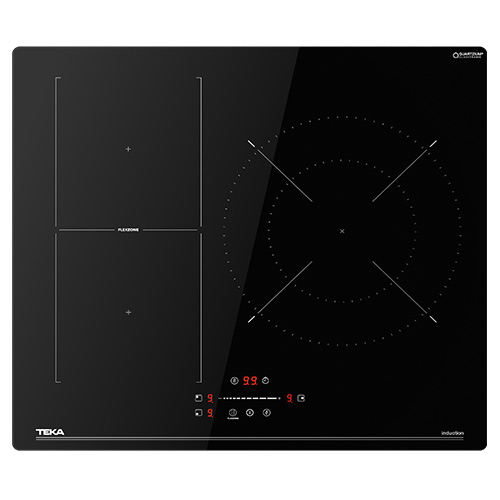 Placas de inducción - TEKA Encimera Flex Inducción IBF 63210 SSM BK 3 zonas Cristal Negro