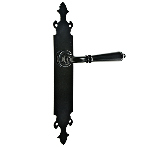 Manivelas de forja - Juego Manivelas con Placa 11457 275x43 mm Negro