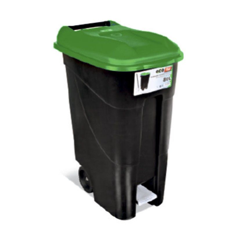 Contenedor C/Pedal 120 Lt Tapa Vde Tayg 615C122 Tayg