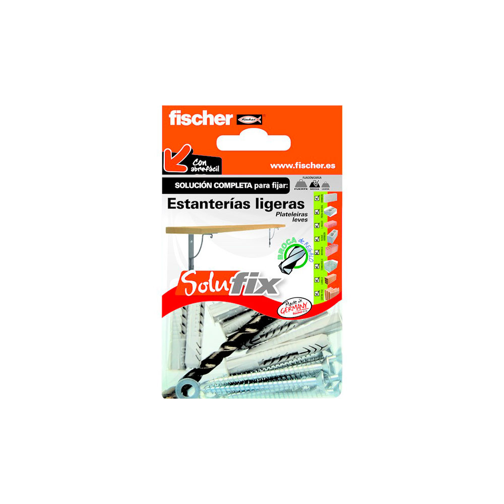 Kit fijación Estanterías Ligeras - Solufix
