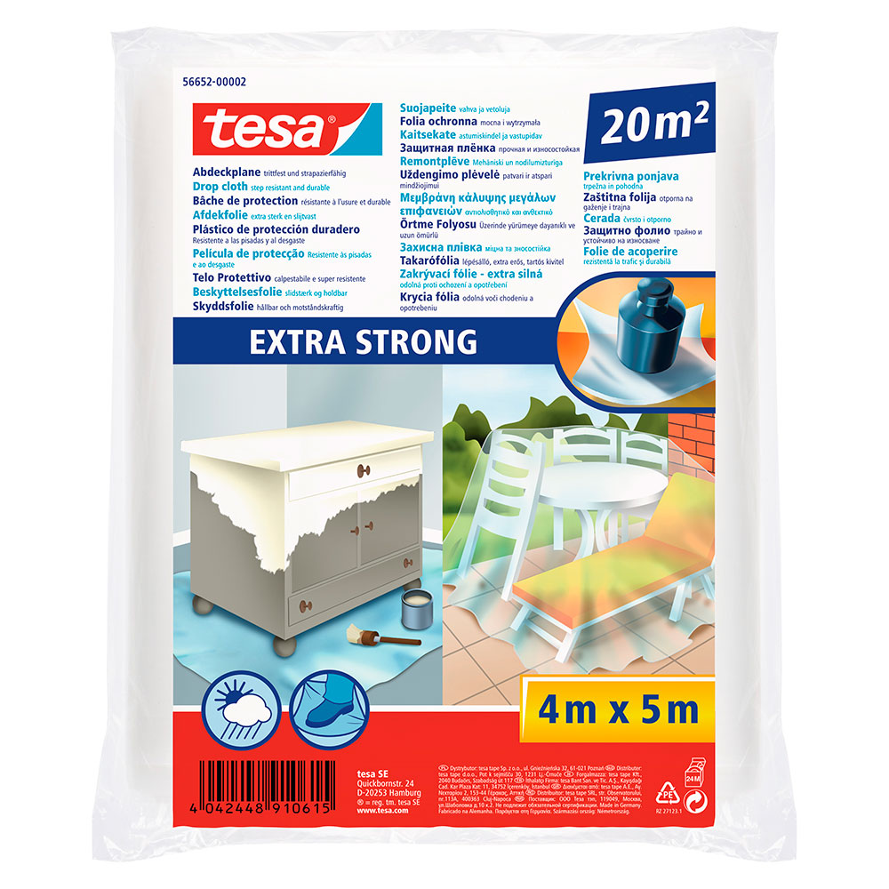 Plastico Protector 5x4 M Extra Fuerte