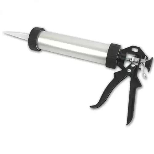 Pistola Para Cartuchos De Silicona Para Cartuchos De 310 Ml  Negro