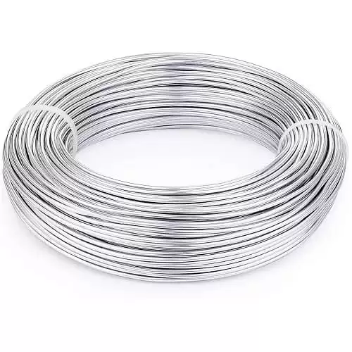 Alambre De Hierro Galvanizado Rollo 1.6 Mm 25 M Gris