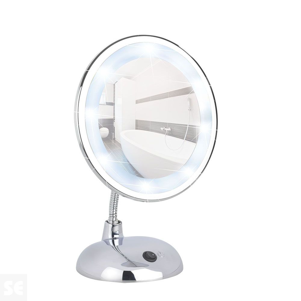 Espejo Pie Flexible Style Cromo Wenko