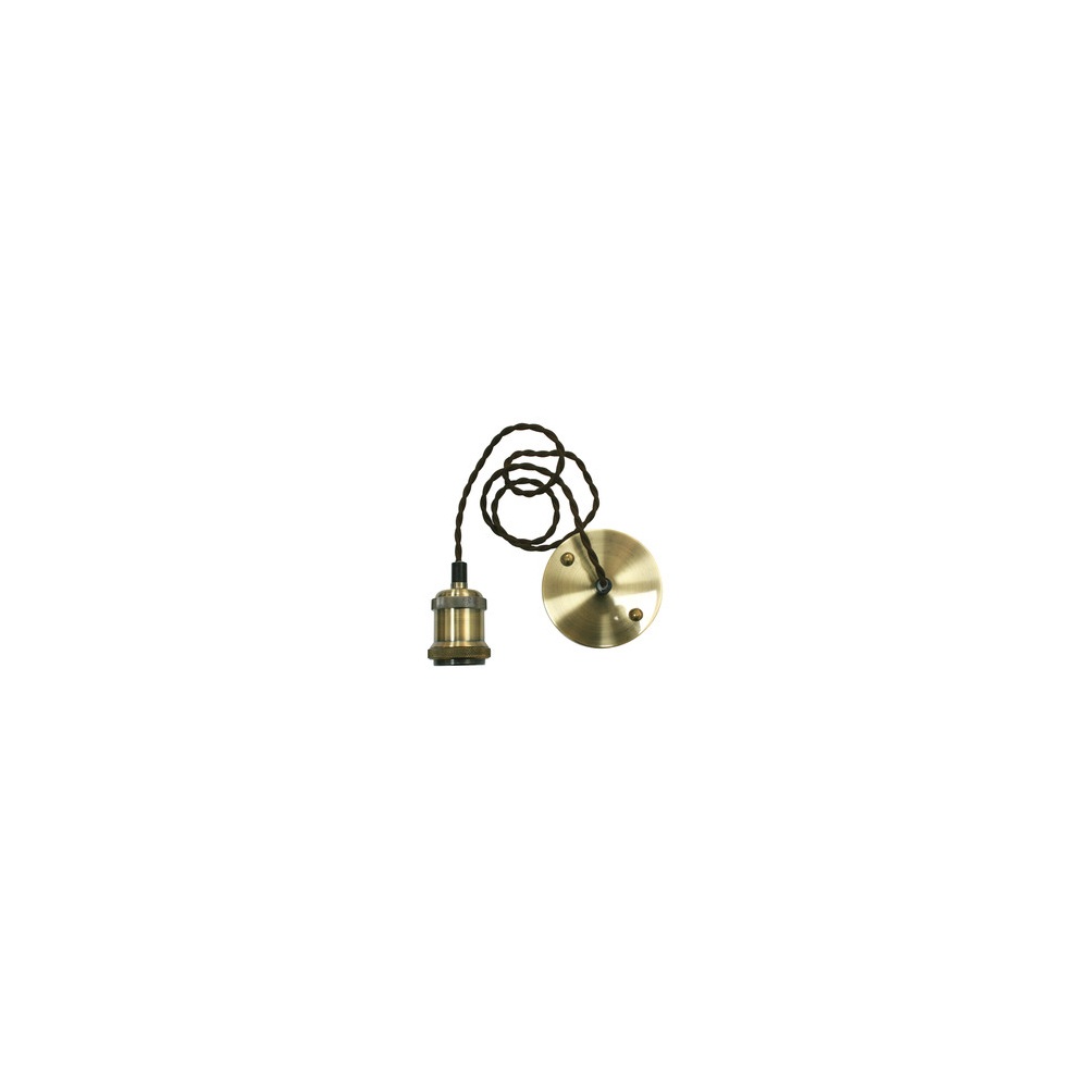 Colgante Lámpara Vintage E27.Col.Bronce