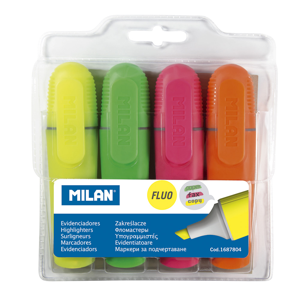 Evidenciadores 4 Colores