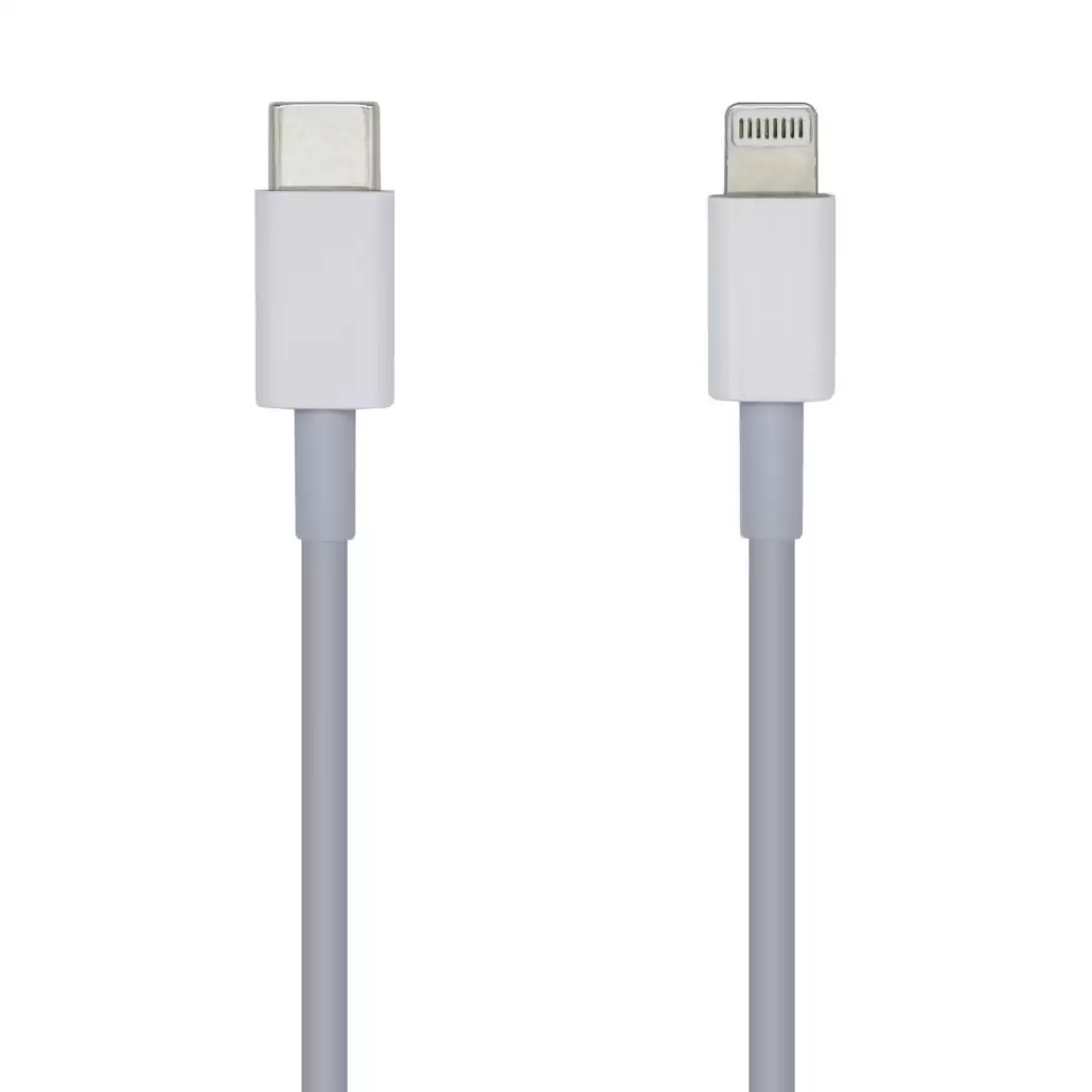 Cable Lightning A USB-C USB 2.0 1 M Blanco