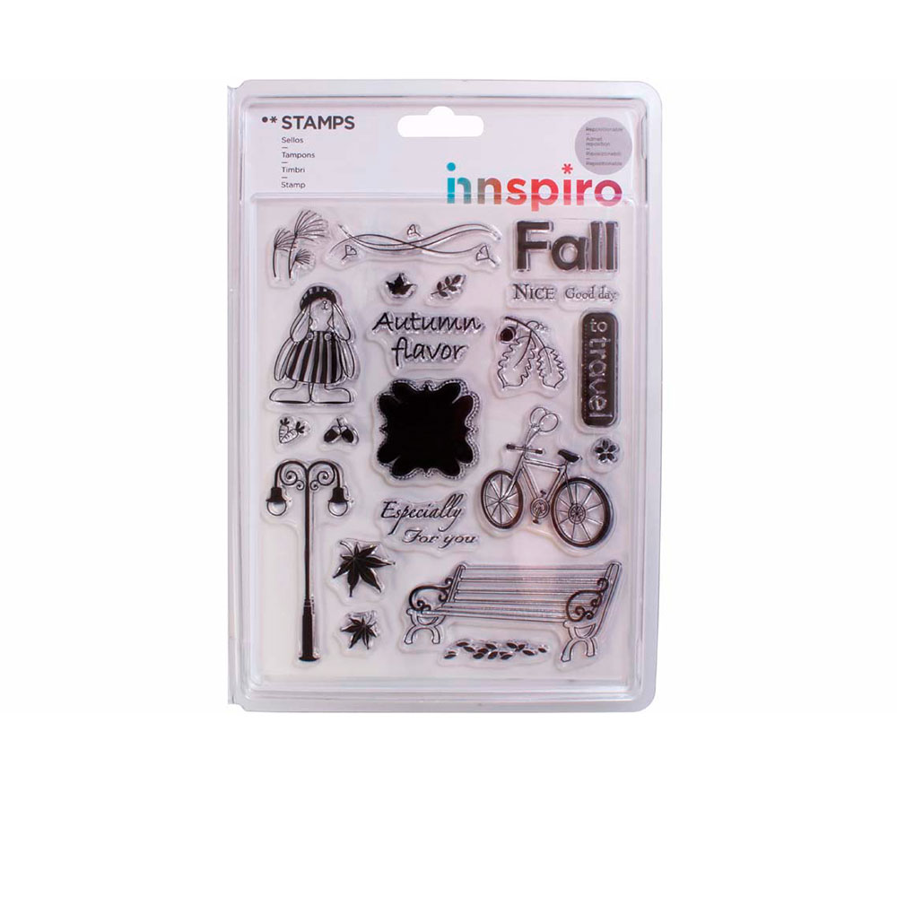 Set Sellos Acrílicos Otoño 14x18Cm