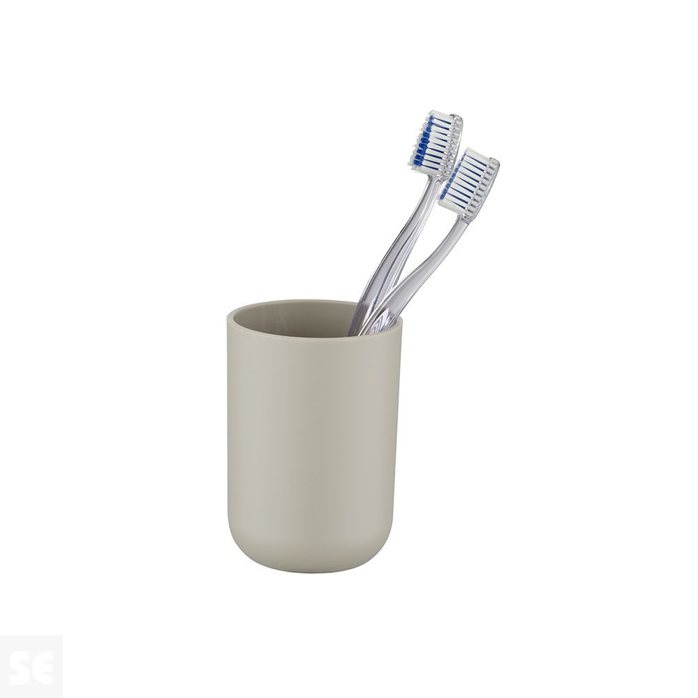 Vaso De Dientes Brasil Taupe Wenko