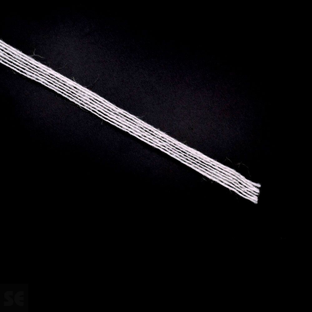 Cinta Yute Neutro 1 Blanco 10 mm x 10 m