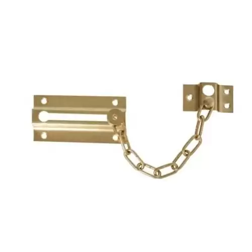 Cadena De Seguridad Para Puerta 85x45 Mm  Dorado
