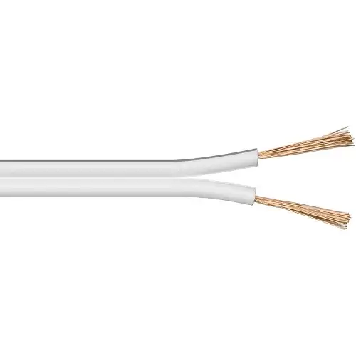 Cable Para Altavoz 2x 4 Mm2 100 M Blanco