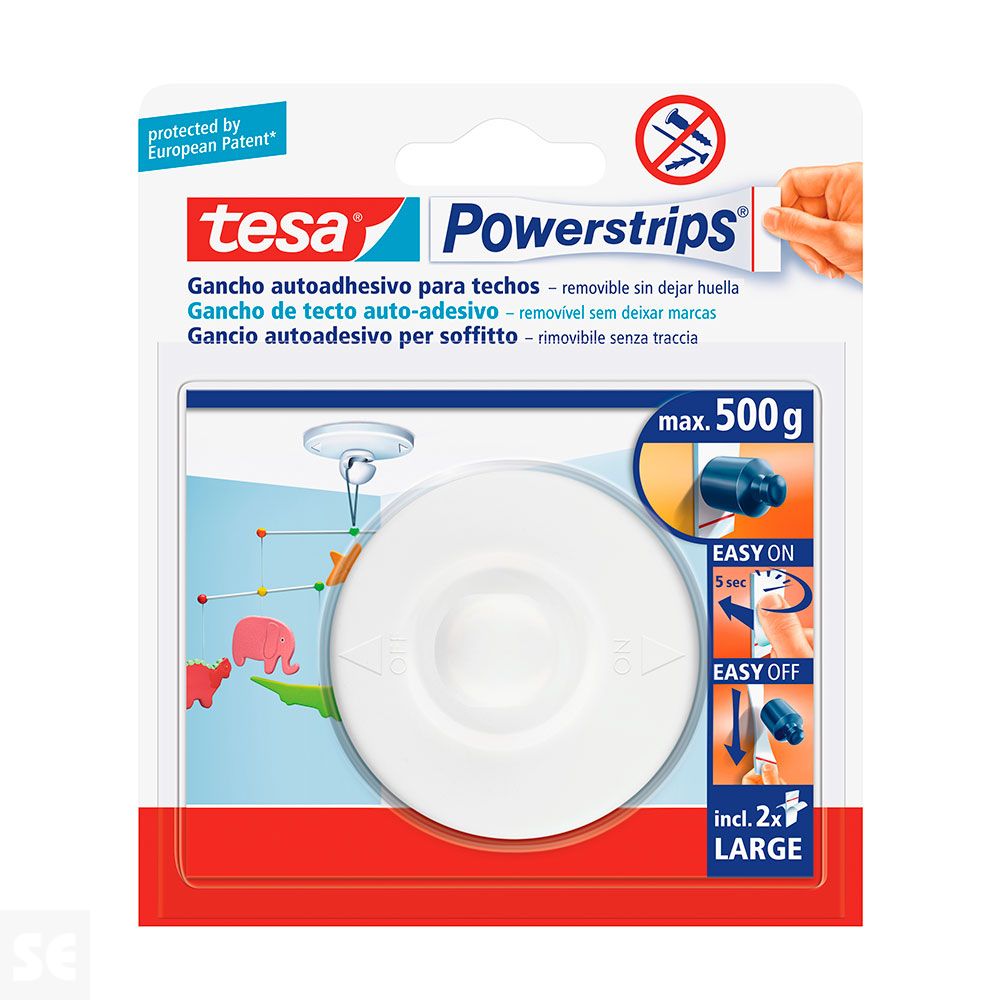 Gancho Adhesivo Techo 0