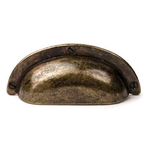 Asas y anillas mueble - Tirador Concha Traditional 254 78 mm Envejecida