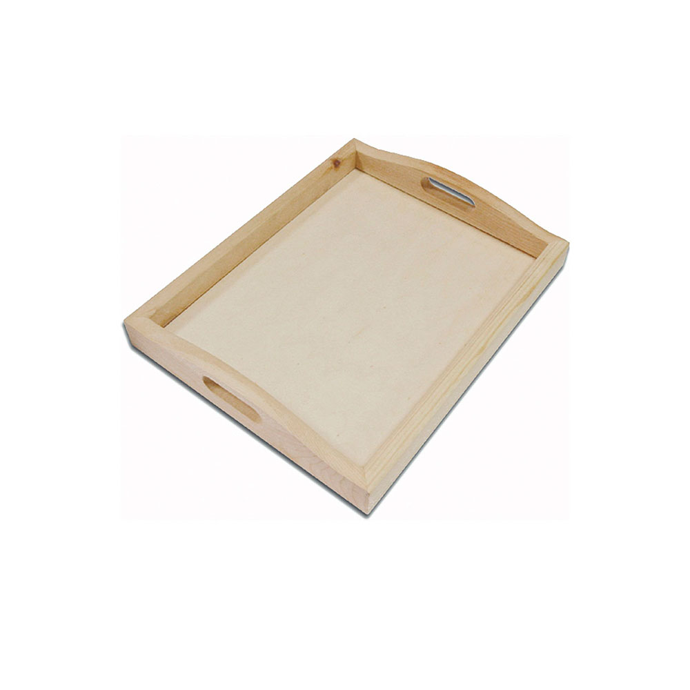 Bandeja P/C Con Cristal 24x30Cm