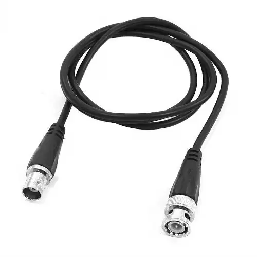 Cable BNC Macho A Hembra RG 59 2 M Negro