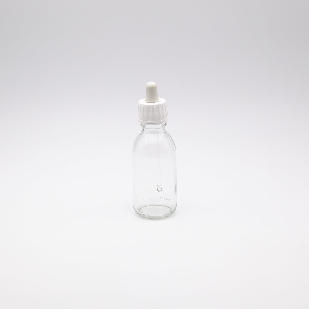 Frasco Cristal Cuentagotas 125Ml Precinto