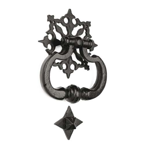 Manillones, pomos y llamadores de forja - Llamador 301 Historiado Negro
