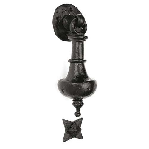 Manillones, pomos y llamadores de forja - Llamador 304 Péndulo Negro