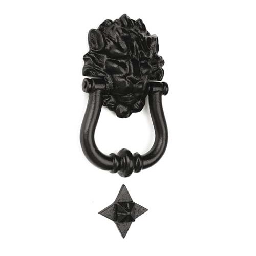 Manillones, pomos y llamadores de forja - Llamador 305 León Negro