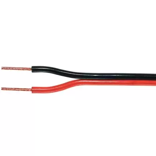 Cable Para Altavoz 2x 2.5 Mm 10 M Rojo-negro