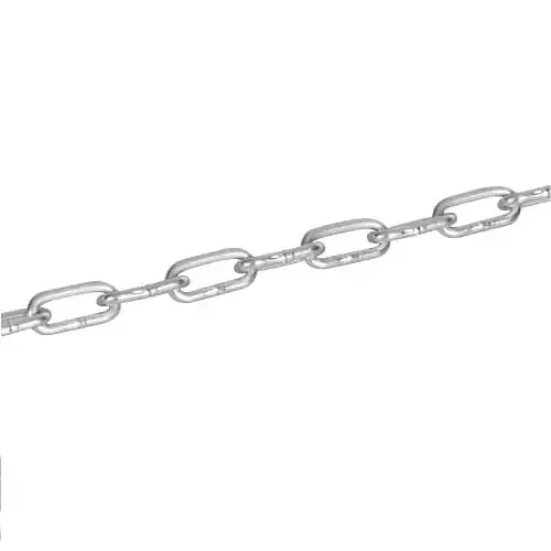 Cadenas Zincada De Acero 10 Mm 7 M Gris