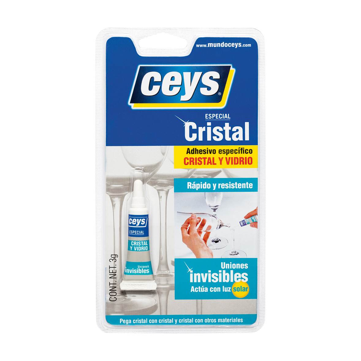 Cristalceys Blister 3Gr. 6U