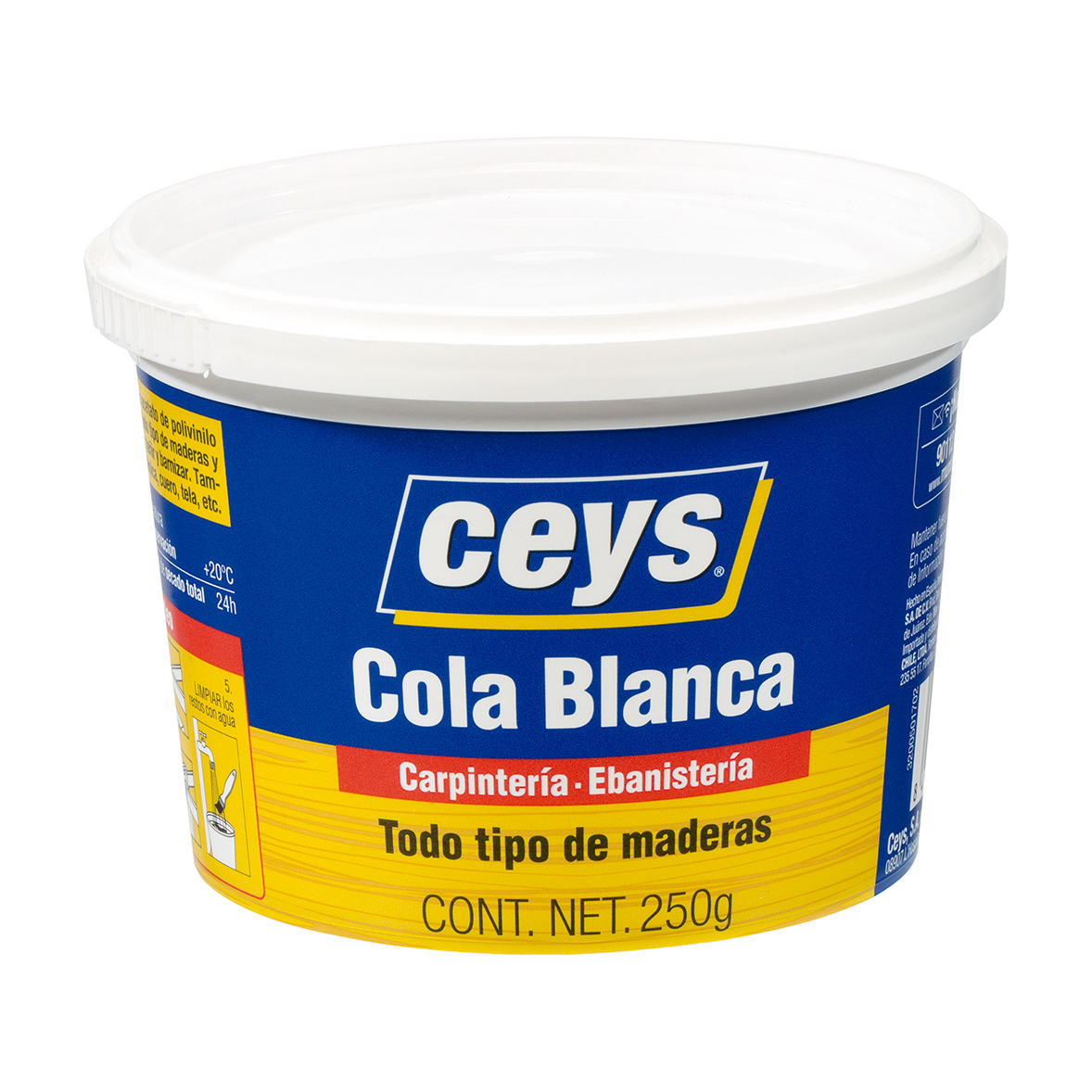 Ceys Cola Blanca Madera Bote 1/4 Kg