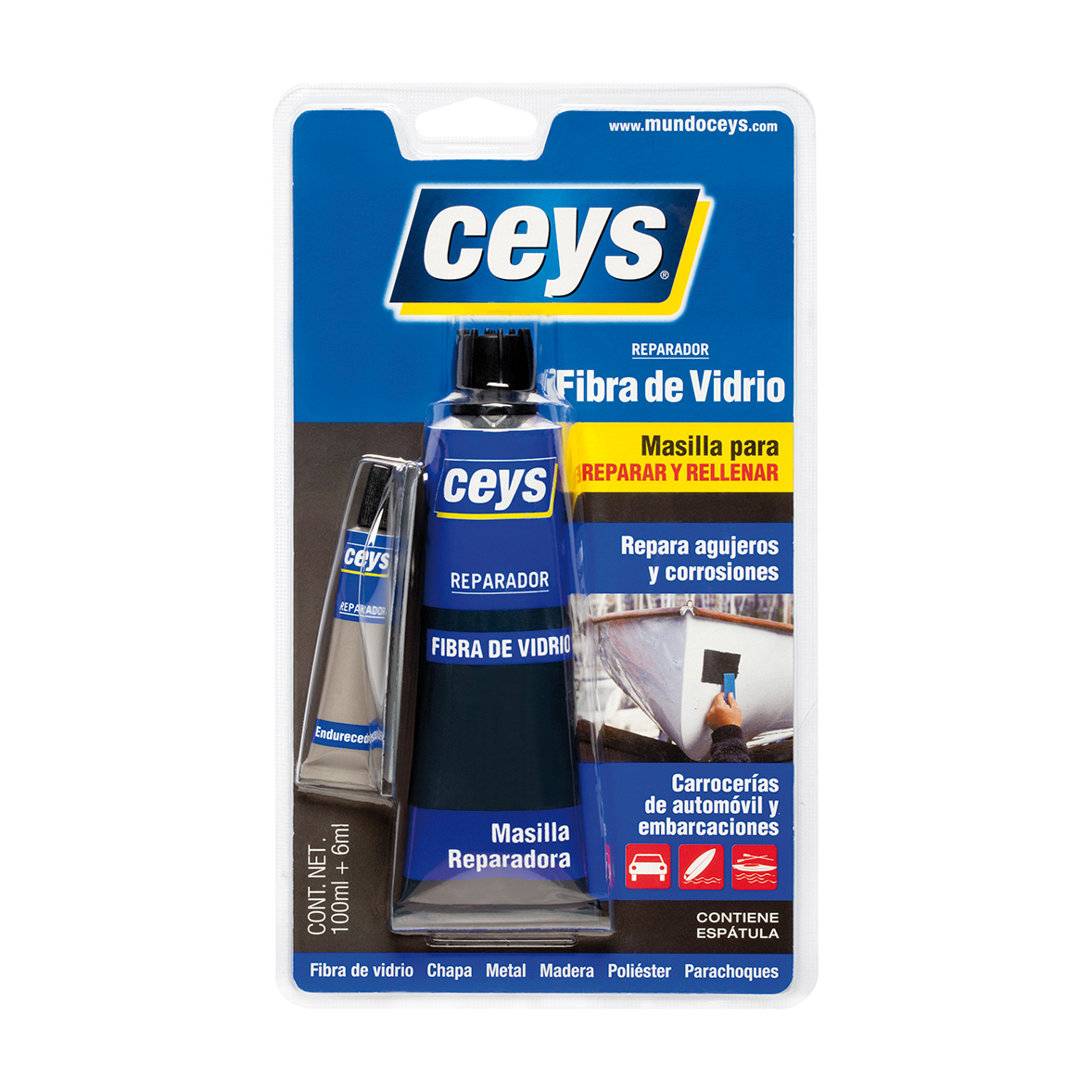Ceys Reparador Fibra Vidrio Blister