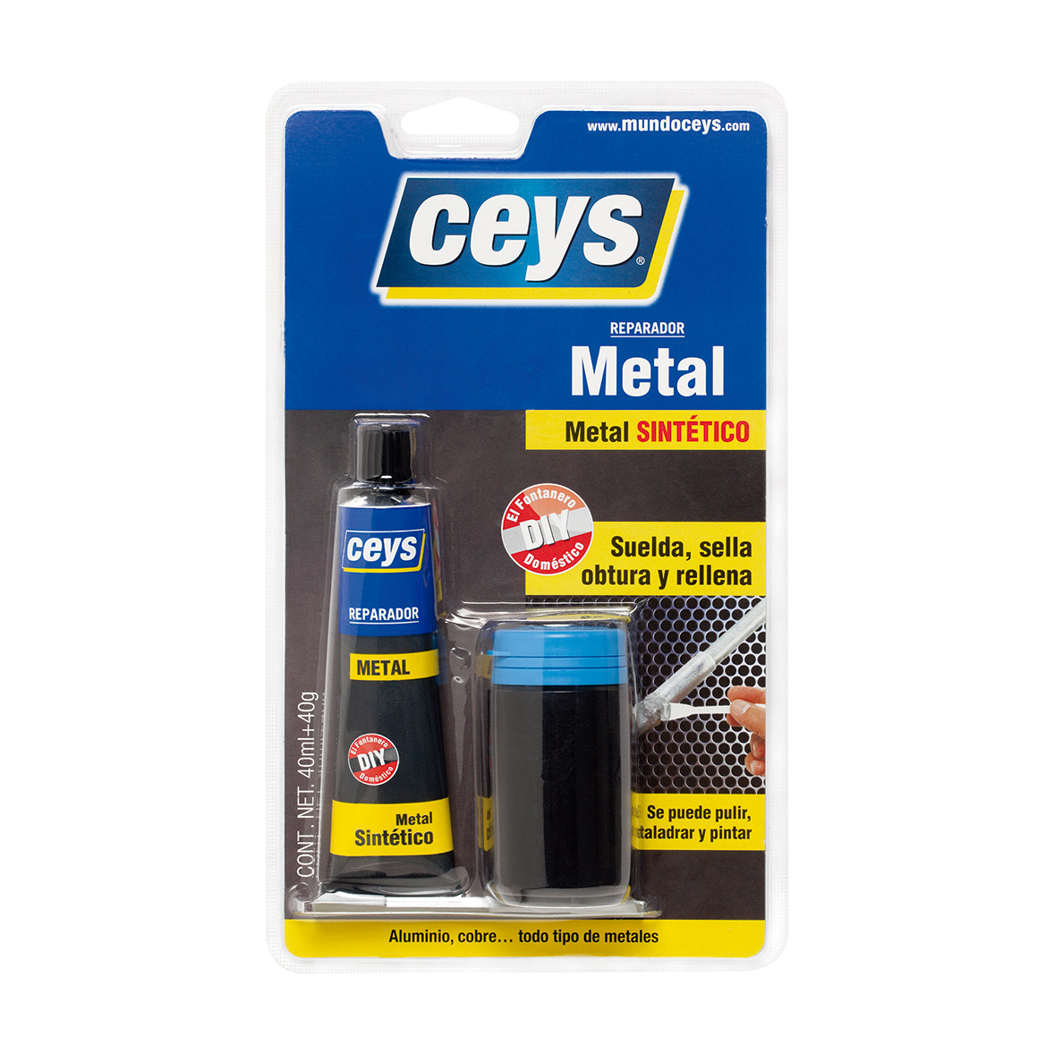 Ceys Reparador Metal Blister 40Ml+40Gr.