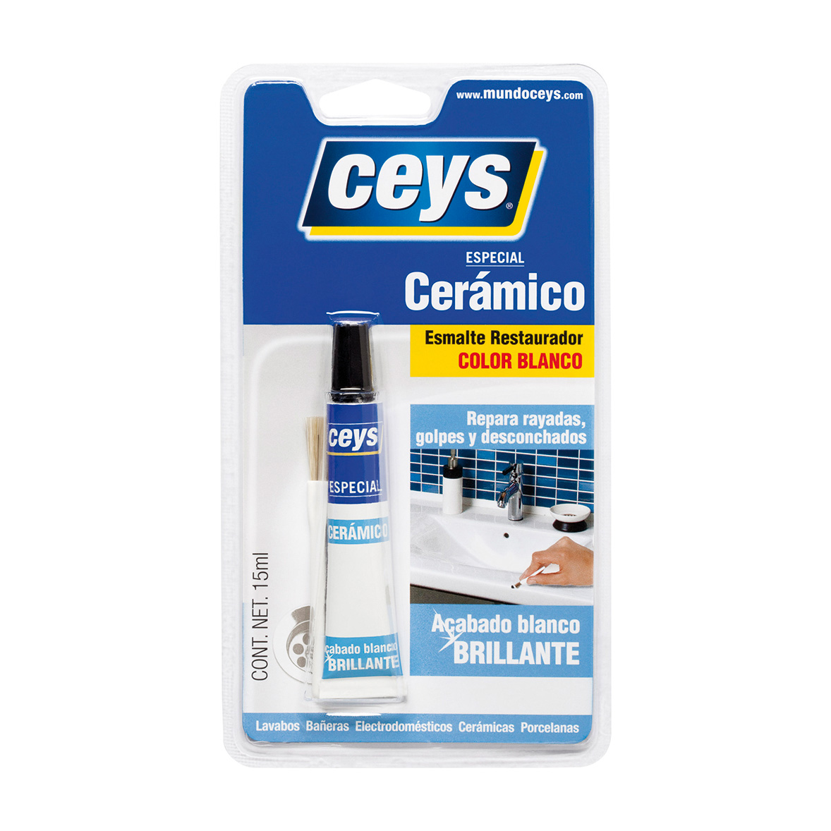 Ceys Restaurador Ceramico Blanco 15Ml