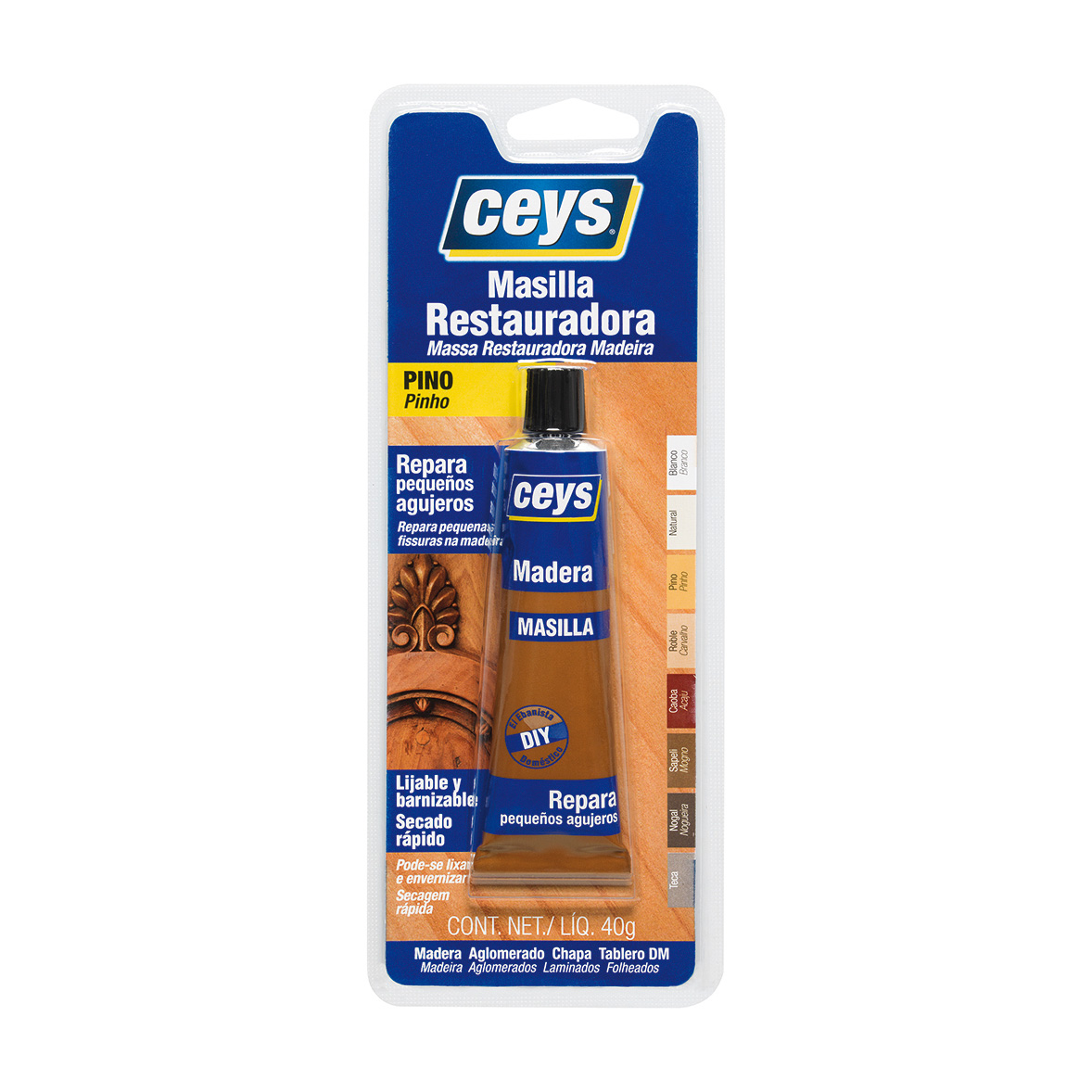 Ceys Restaurador Madera Pino Tubo 40 g