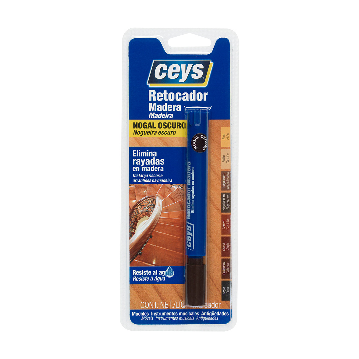 Ceys Retocador Madera Nogal Oscuro