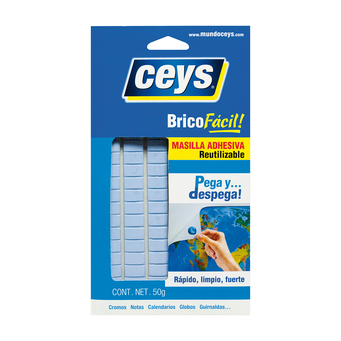 Ceys Bricofácil Pega Y Despega Masilla