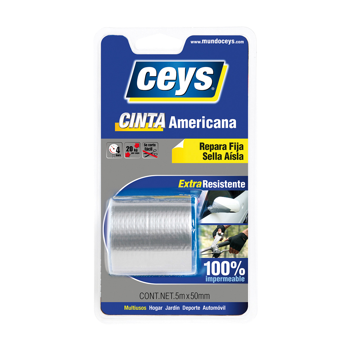 Tackceys C.Americana Plata Blister 5Mx50