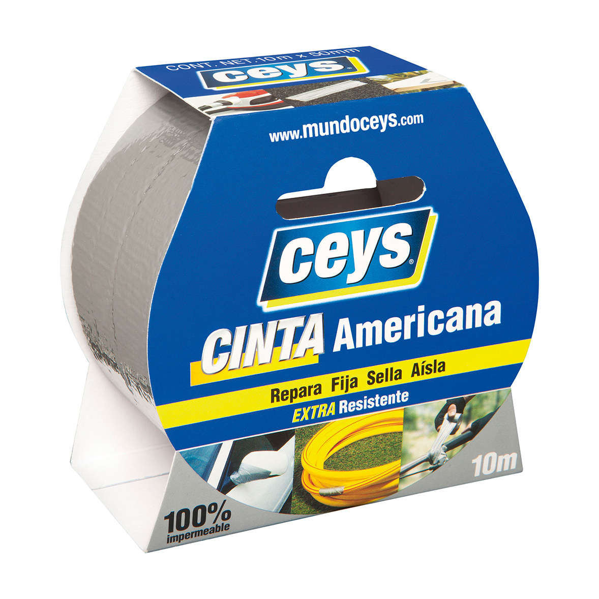 Tackceys C.Americana Plata Rollo 10Mx50