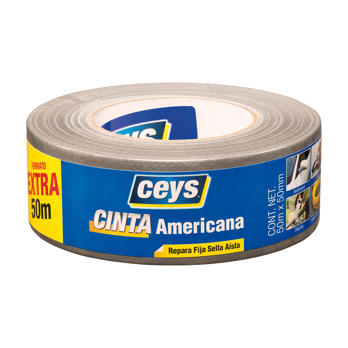 Tackceys C.Americana Plata Rollo 50Mx50