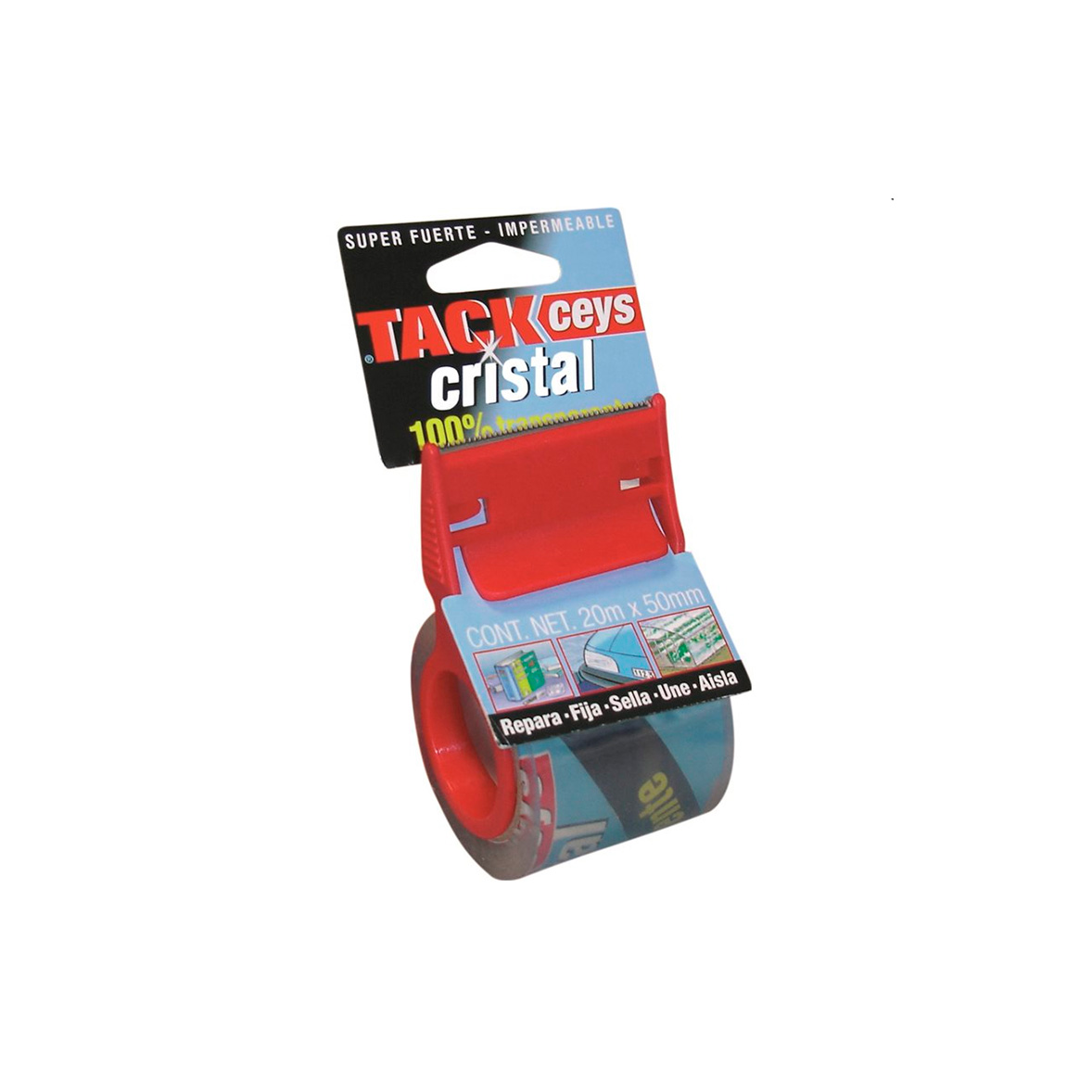 Tackceys Cristal Con Cortador 20Mx50Mm