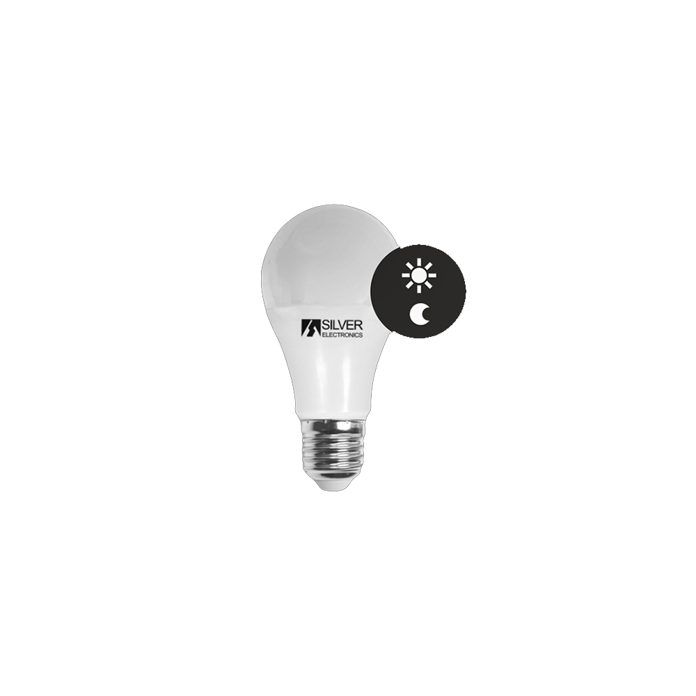 Bombilla Crepuscular Led 7W E27 Luz Dia 6500K 600Lm