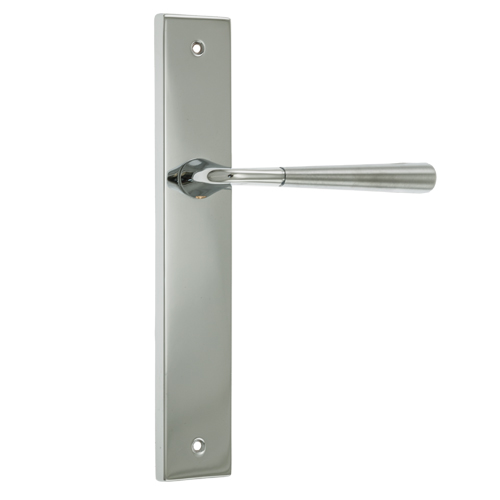 Manivelas con placa - Juego Manivelas con Placa Link-B2 QUADRA Cromo Brillo/Mate